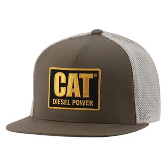 CAT Diesel Power Flat Bill Cap Dark Earth