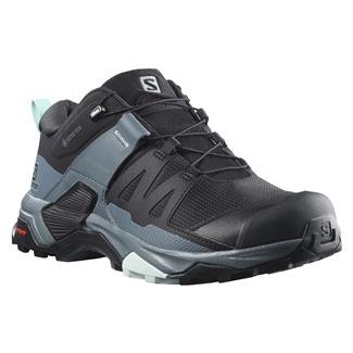 Women's Salomon X Ultra 4 GTX Black / Stormy Weather / Opal Blue