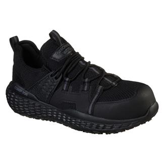 Men's Skechers Work Monster Bulcks Composite Toe Black