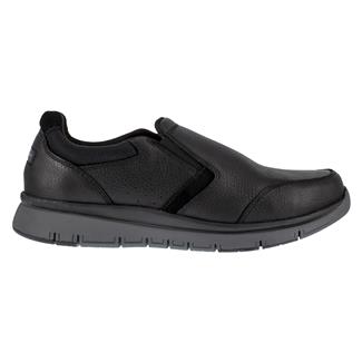 Men's Rockport Primetime Casuals Work Slip-On Steel Toe Black