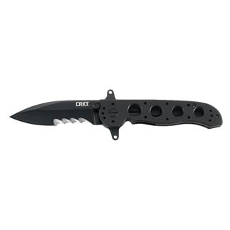 Columbia River Knife & Tool M21-12SFG Special Forces Folding Knife Black Combo Edge