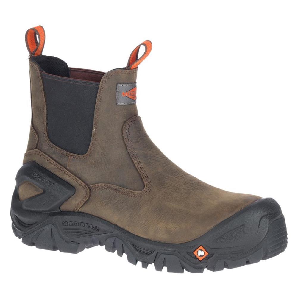 Merrell work boots steel hot sale toe
