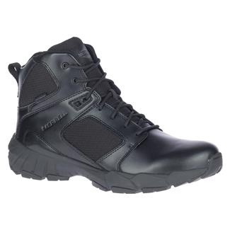 Men's Merrell Fullbench Tactical Mid Waterproof Boots Black