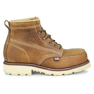 Men's Carolina Ferric USA Steel Toe Boots Tan