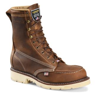 Men's Carolina Ferric USA Steel Toe Boots Dark Brown