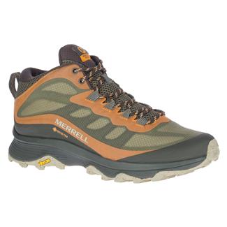 Men's Merrell Moab Speed Mid GTX Boots Lichen