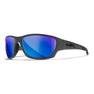 Wiley X Climb Matte Gray (frame) - Captivate Polarized Blue Mirror