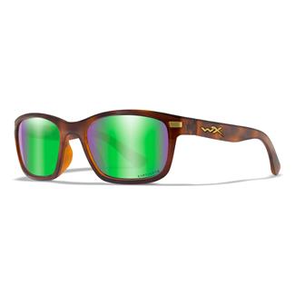 Wiley X Helix Gloss Demi (frame) - Captivate Polarized Green Mirror (lens)