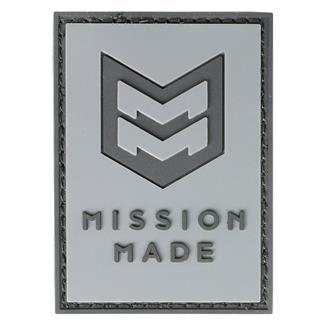 Mission Made PVC Logo Patch Gray / Black