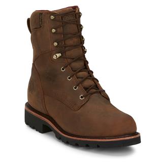 Men's Chippewa Boots 8" SUPER DNA 400G Waterproof Tan