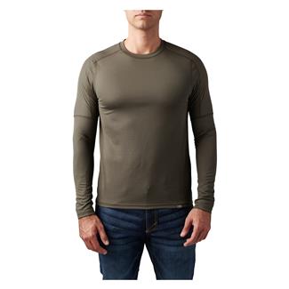 Men's 5.11 Tropos Basealyer Long Sleeve Top Ranger Green