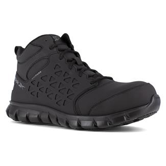 Men's Reebok Sublite Cushion Work Mid Composite Toe Boots Black