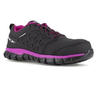 Women's Reebok Sublite Cushion Work Composite Toe Boots Black / Pink