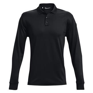 Men's Under Armour Tactical Performance Long Sleeve Polo 2.0 Black