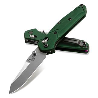 Benchmade Mini-Osborne 945 Green Plain Edge