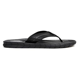 Men's Oakley Pier Ellipse Flip Flops Blackout