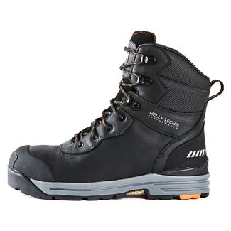 Men's Helly Hansen 8" Lehigh Aluminum Toe Waterproof Boots Black / Orange