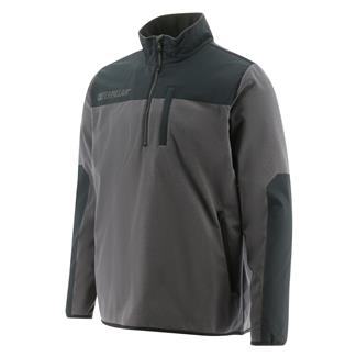 Men's CAT Performance 1/4 Zip Matte Black Heath