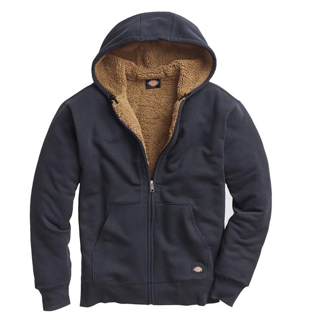 Men's Dickies Sherpa Lined Full Zip Hydroshield Fleece Hoodie
