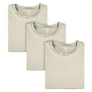 Men's Mission Made Performance T-Shirts (3 Pack) Desert Sand