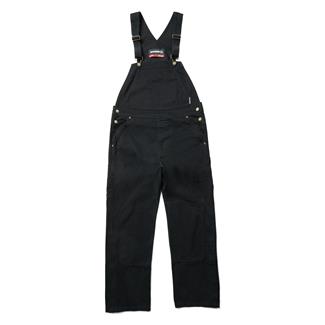 Men's Wolverine Sawmill Duck Bib Overalls Black