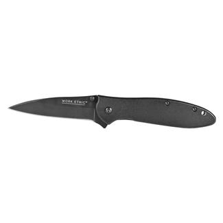 Work Ethic Blackout Knife Black Plain Edge