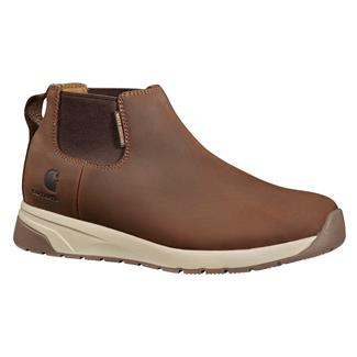 Men's Carhartt Force Water Resistant Romeo Dark Bison Oil Tanned