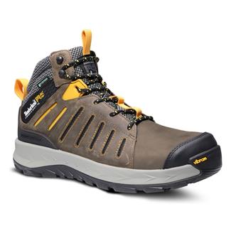 Men's Timberland PRO Trailwind Composite Toe Waterproof Boots Brown / Yellow