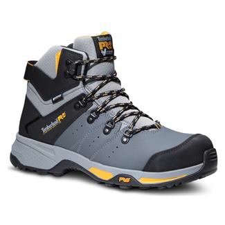 Men's Timberland PRO Switchback Composite Toe Waterproof Boots Gray / Yellow