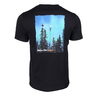 Men's Timberland PRO Base Pate HW "Northern Lights" Graphic T-Shirt Black