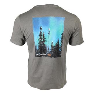 Men's Timberland PRO Base Pate HW "Northern Lights" Graphic T-Shirt Gargoyle