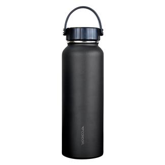 Condor 40 oz Vacuum Sealed Thermal Bottle Black