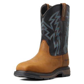Men's Ariat Workhog XT BOA Composite Toe Boots Aged Bark / Black
