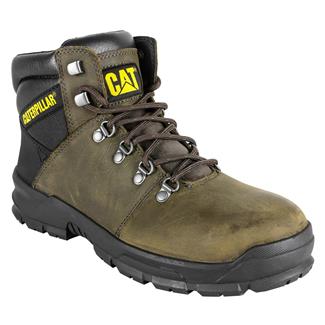 Men's CAT Charge Steel Toe Boots Coffee Bean
