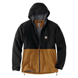 Men's Carhartt Storm Defender Midweight Utility Jacket Black/Carhartt Brown