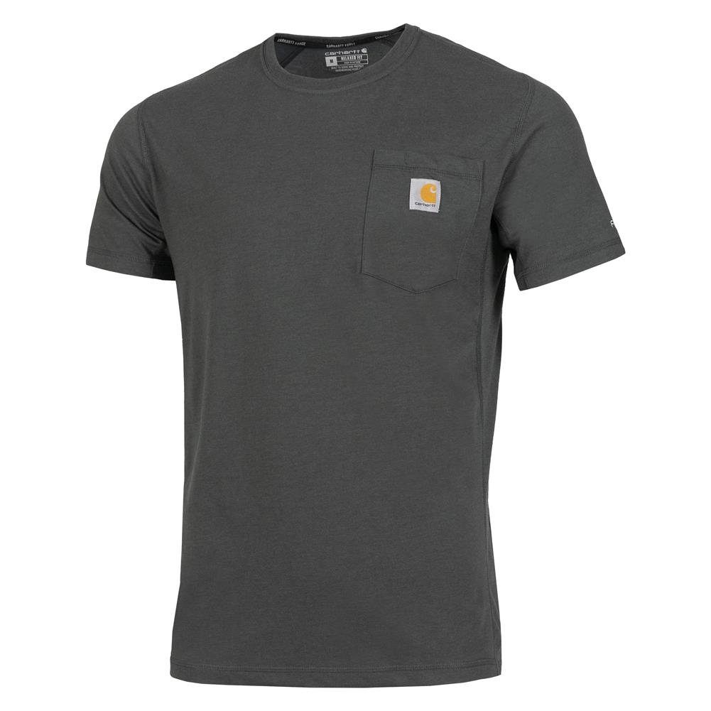 Men's Carhartt Force Relaxed Fit Midweight Pocket T-Shirt, Work Boots  Superstore
