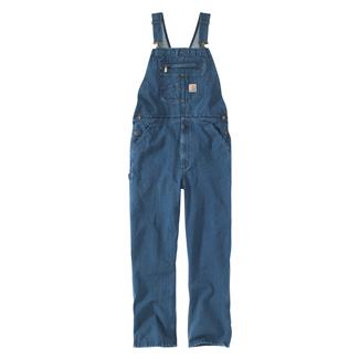 Men's Carhartt Loose Fit Denim Bib Overalls Darkstone