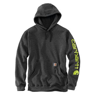 Men's Carhartt Loose Fit Midweight Logo Hoodie Carbon Heather