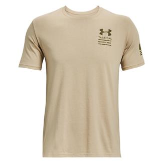 Men's Under Armour Freedom Mission Made Snake T-Shirt Desert Sand