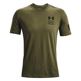 Men's Under Armour Freedom Mission Made Snake T-Shirt Marine OD Green