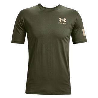 Men's Under Armour Freedom Flag T-Shirt Marine OD Green