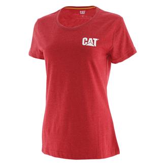 Women's CAT Trademark T-Shirt Hot Red Heather