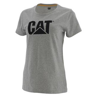 Women's CAT Trademark Logo T-Shirt Heather Gray