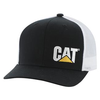 CAT Trademark Trucker Hat Black
