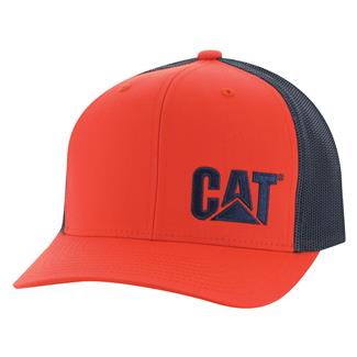CAT Trademark Trucker Hat Orange