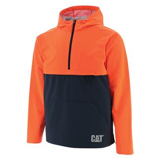 Men's CAT Trade Packable Anorak Hi Vis Orange