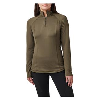 Women's 5.11 Stratos 1/4 Zip Ranger Green