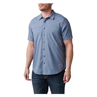 Men's 5.11 Ellis Shirt Gray Blue