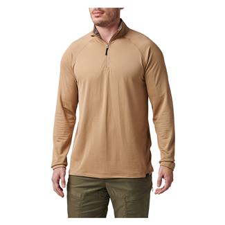 Men's 5.11 Stratos 1/4 Zip Coyote