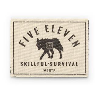 5.11 Wolf Survival Patch Khaki